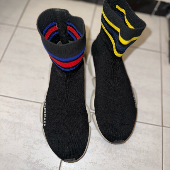 Balenciaga speed 2.0 LT stripe sock sneaker - Picture 2 of 8